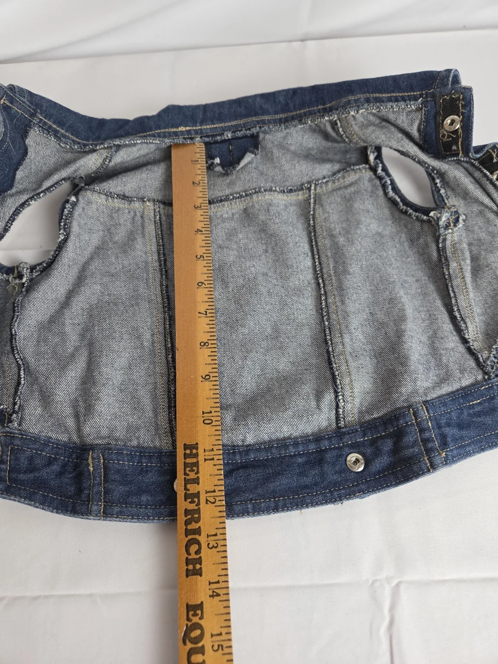 Dog denim Coat By Woolrich refer To Photos For Sizing.